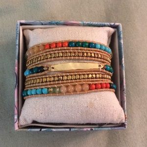 Beaded Wrap-Around Nakamol Bracelet